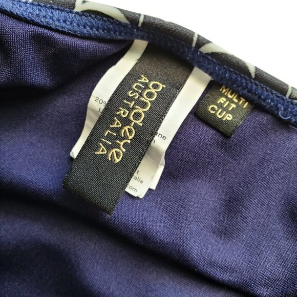 Bond-Eye Australia Navy Blue and White Print Swimsuit Size 4 - Picture 12 of 16